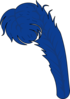 Blue Feather Clip Art